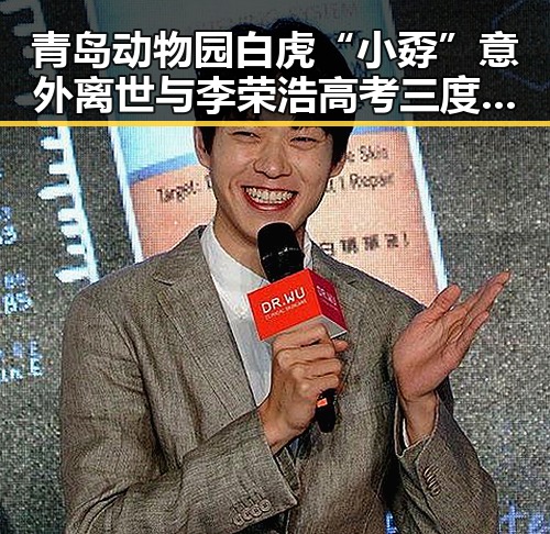 青岛动物园白虎“小孬”意外离世与李荣浩高考三度失利引发的关注变化